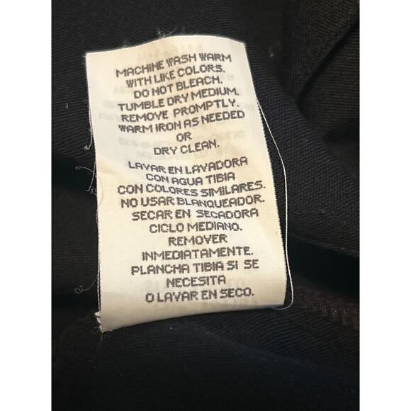 VGUC Vintage Sag Harbor Petites Summer Short Sleeve Black Blazer Size 8P - Picture 5 of 6